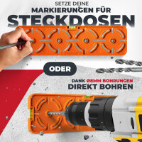 Boresjablong 4-delt Light Ø8mm