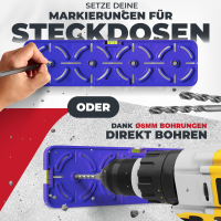 Bohrschablone 4-fach Light Ø6mm