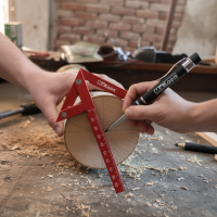 Set di centraggio con marcatore per fori profondi